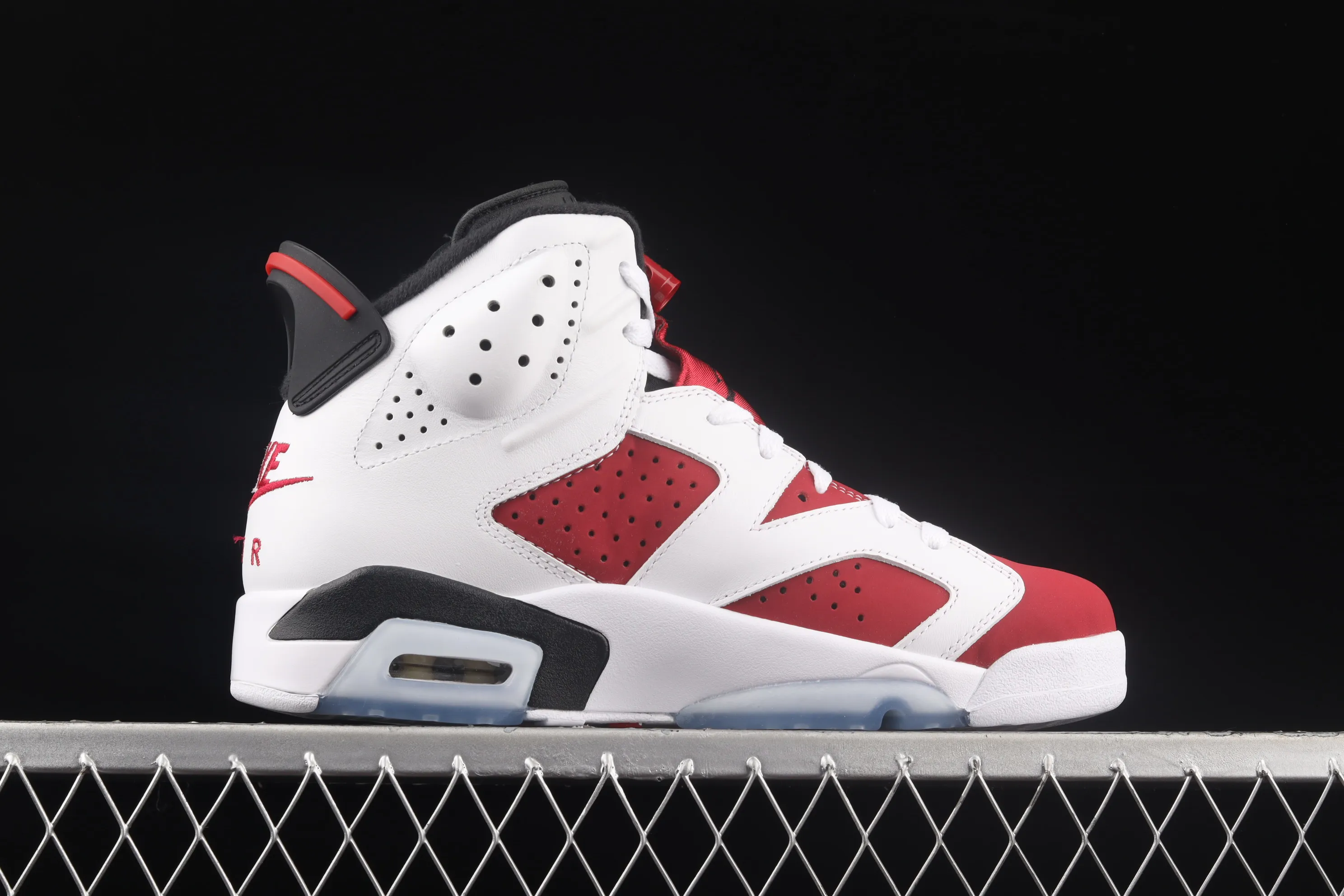 All categories Air Jordan Jordan series basketball shoes Air Jordan 6 Air Jordan "Carmine" AJ6 Joe 6 Rouge White Red 2021 replica high-top basketball shoes CT8529-106